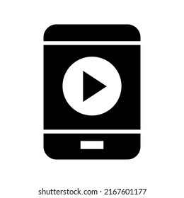 icono de aplicación de youtube o logotipo símbolo de signo aislado ilustración vectorial - iconos vectoriales de estilo negro de alta calidad
