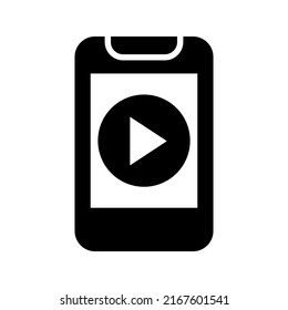 icono de aplicación de youtube o logotipo símbolo de signo aislado ilustración vectorial - iconos vectoriales de estilo negro de alta calidad
