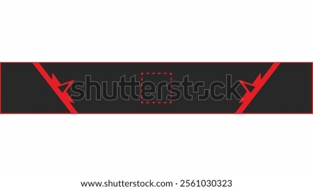 YouTube Banner Template Design – Modern and Creative Layout with Abstract Background, Perfect for Social Media Channels, Marketing, Branding, and Customizable Graphics