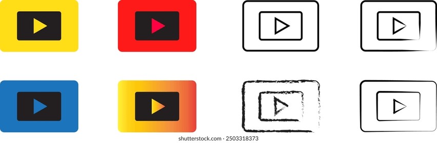 YouTube icon  logo png download. transparent,