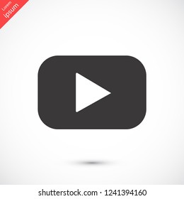  youtube  icon vector eps 10