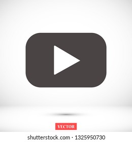  youtube  icon vector eps 10