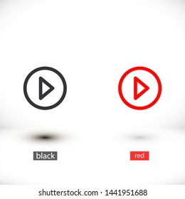  youtube  icon vector eps 10 , Lorem ipsum Flat design