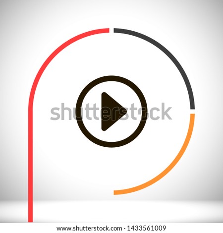  youtube  icon vector eps 10 , Lorem ipsum Flat design