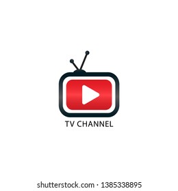 Youtube, Instagram TV Channel Logo Design Template