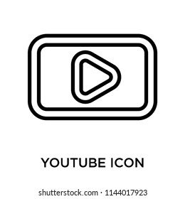 Youtube Logo Black White Hd Stock Images Shutterstock