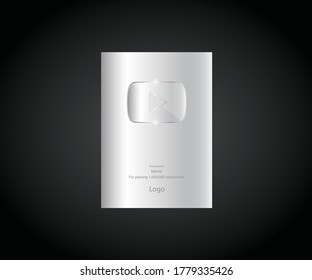 Youtube Silver Play Button Award