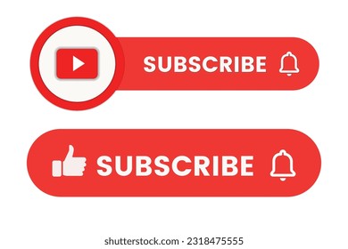 YouTube subscribe button design templates