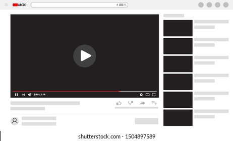 Download Youtube Mockup Images Stock Photos Vectors Shutterstock