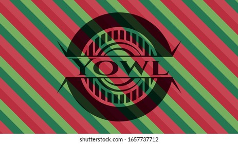 Antecedentes del emblema de Navidad. Ilustración vectorial. Detallado.