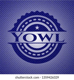 Yowl denim background
