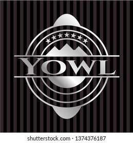 Yowl silvery badge