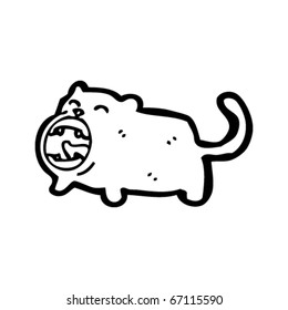 dibujos animados de gatos amarillentos