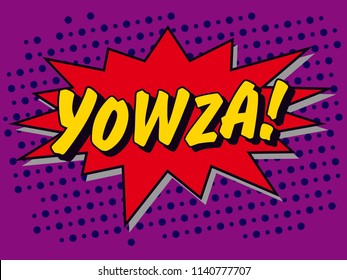 Yowza! Comic Book Art, Graphic Artwork 