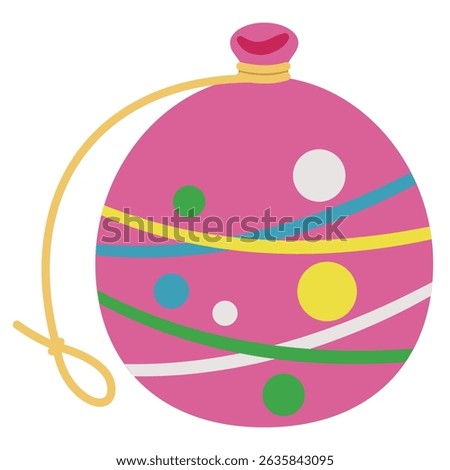 Yoyo balloon icon, simple vector illustration