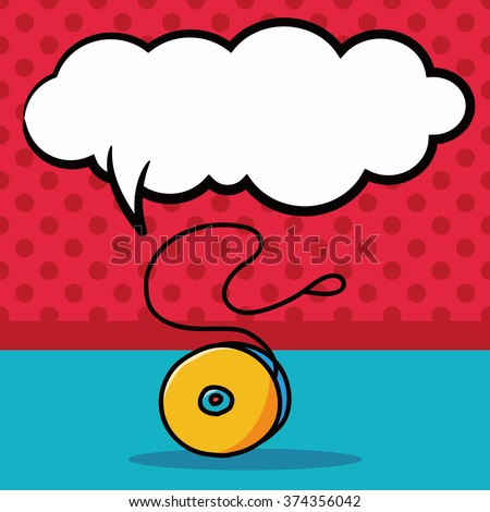 yo-yo doodle, speech bubble