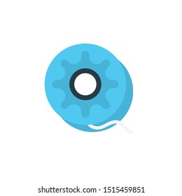 yoyo glyph flat vector icon
