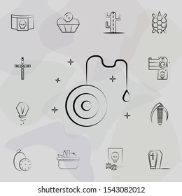 Yoyo icon. Dia de muertos icons universal set for web and mobile