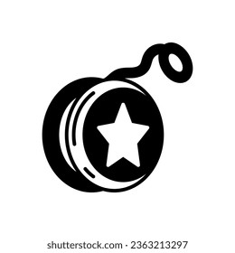 Yoyo icon in vector. Illustration
