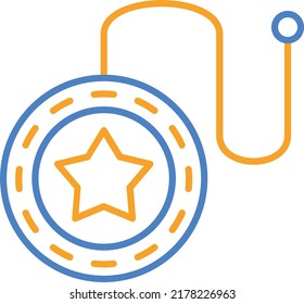 Icono vector Yoyo. Se puede usar para imprimir, móviles y aplicaciones web.