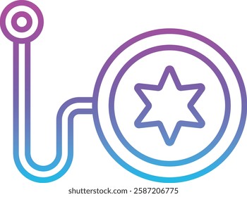 Yoyo vector icon. Can be used for printing, mobile and web applications.