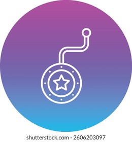 Yoyo vector icon. Can be used for printing, mobile and web applications.