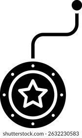Yoyo vector icon. Can be used for printing, mobile and web applications.