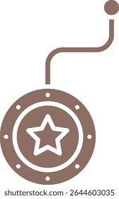 Yoyo vector icon. Can be used for printing, mobile and web applications.