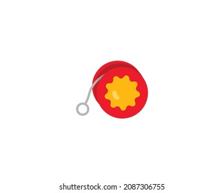 Icono aislado vector Yo-Yo. Ilustración de Emoji. Emoticono vectorial Yoyo