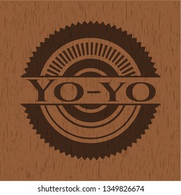 Yo-yo wooden signboards