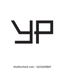 YP initial letter logo template vector icon design
