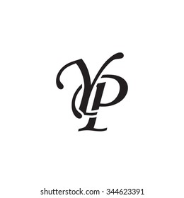 YP initial monogram logo