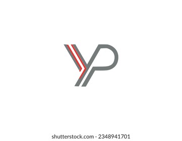 YP Letter logo design and minimalist logo