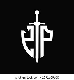 YP logo with shield shape and sword