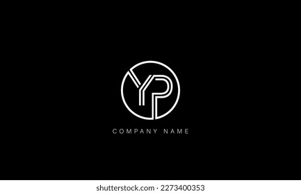 YP, PY, Abstract Letters Logo Monogram