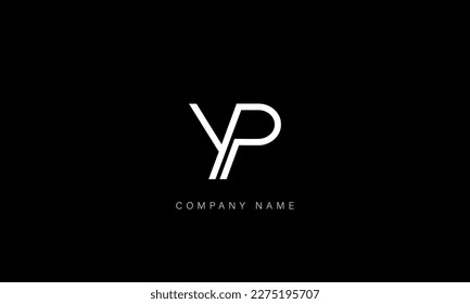YP, PY, Abstract Letters Logo Monogram