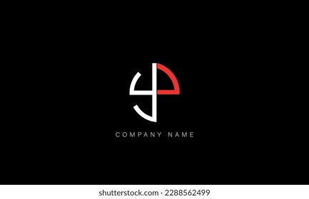 YP, PY, Abstract Letters Logo Monogram