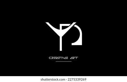 YP, PY, Y, P letras abstractas monograma logotipo