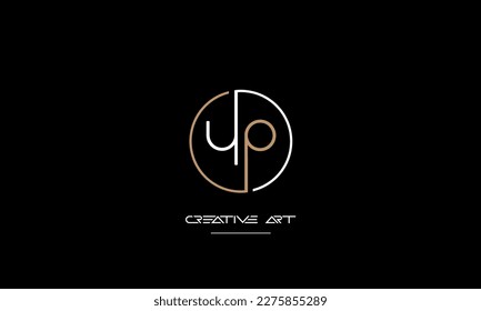 YP, PY, Y, P abstract letters logo monogram