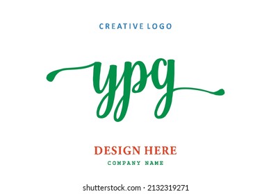 YPG lettering logo is simple, easy to understand and authoritative