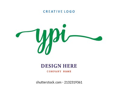 YPI lettering logo is simple, easy to understand and authoritative