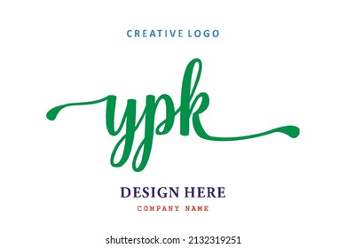 YPK lettering logo is simple, easy to understand and authoritative