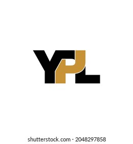 YPL letter monogram logo design vector