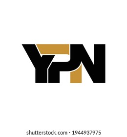 vector de diseño de logotipo de letra monograma YPN