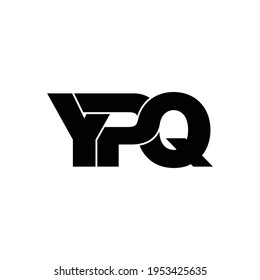 YPQ letter monogram logo design vector