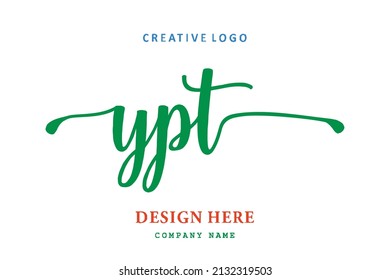 YPT lettering logo is simple, easy to understand and authoritative