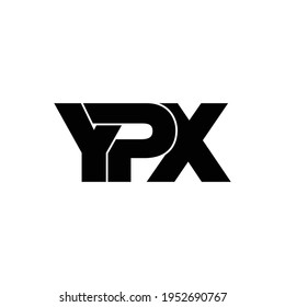 YPX-Buchstaben-Monogramm-Logo-Design, Vektorgrafik