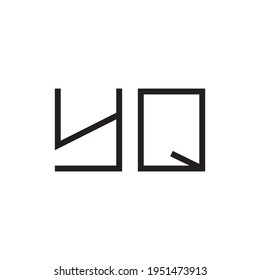yq initial letter vector logo
