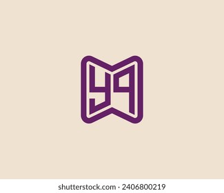 YQ Logo design vector template