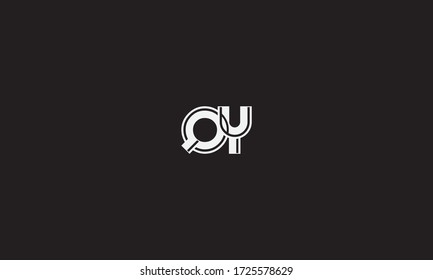 YQ or QY letter logo. Unique attractive creative modern initial YQ QY Y Q initial based letter icon logo